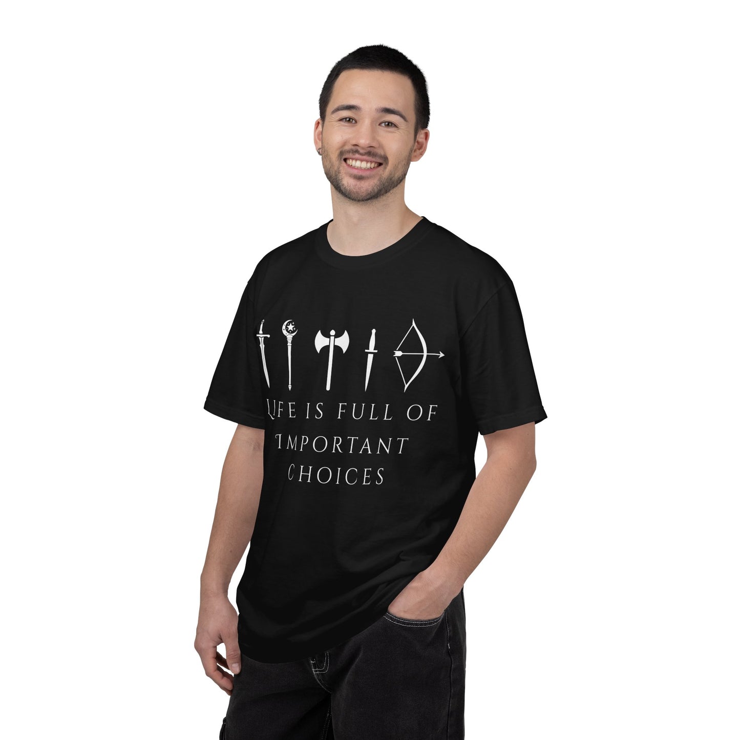 Life Is Full Of Important Choices (Unisex T-Shirt)