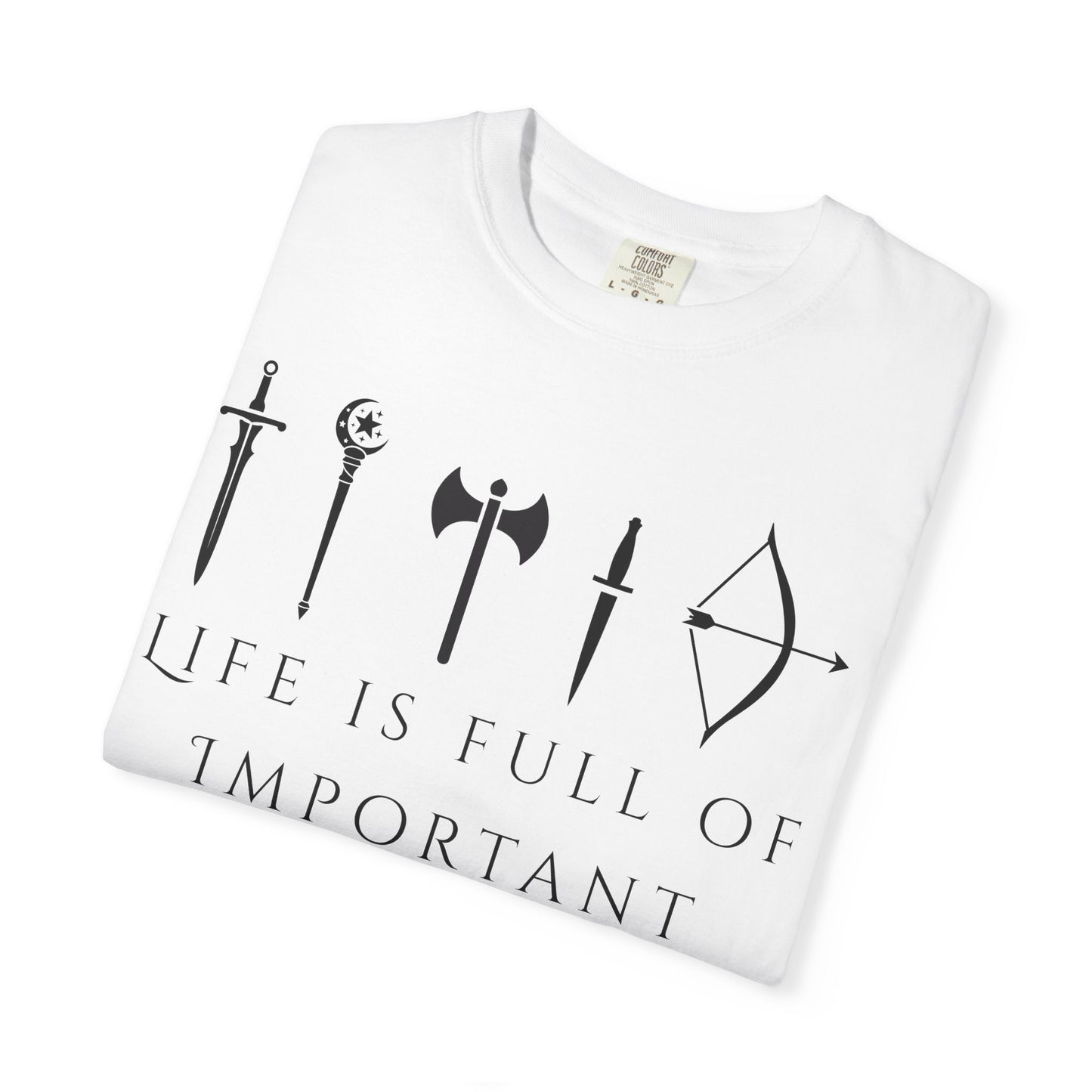 Life Is Full Of Important Choices (Unisex T-Shirt)