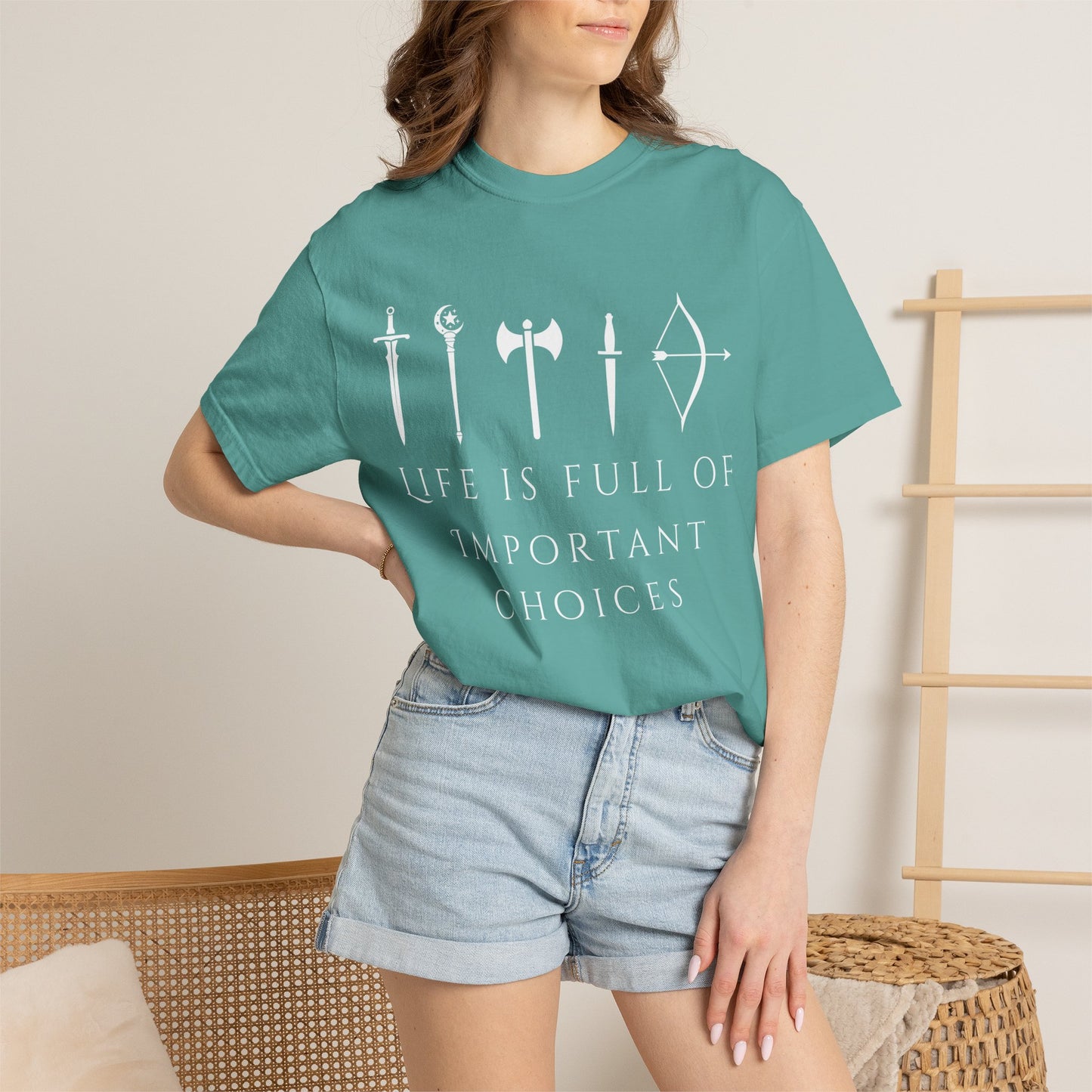 Life Is Full Of Important Choices (Unisex T-Shirt)
