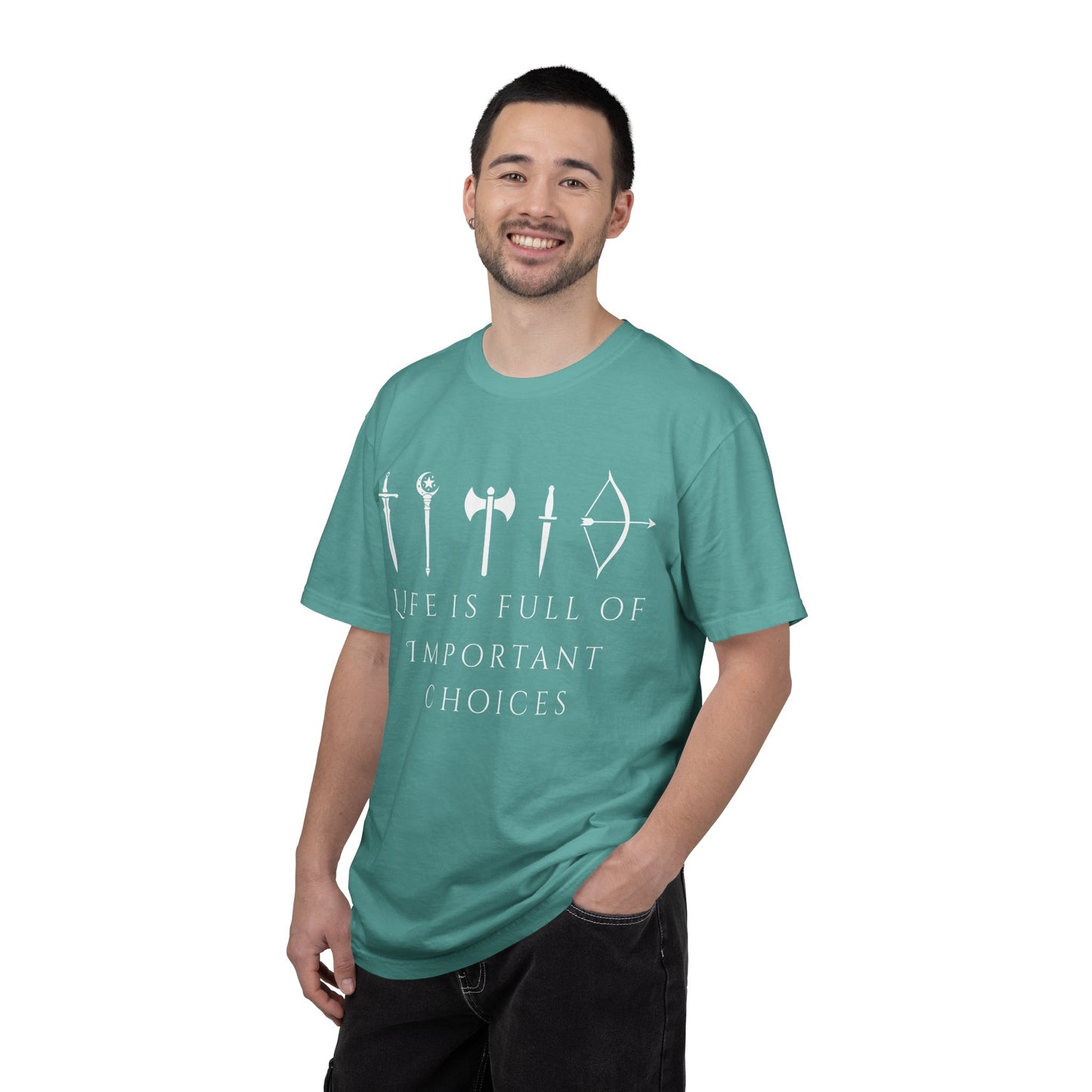 Life Is Full Of Important Choices (Unisex T-Shirt)