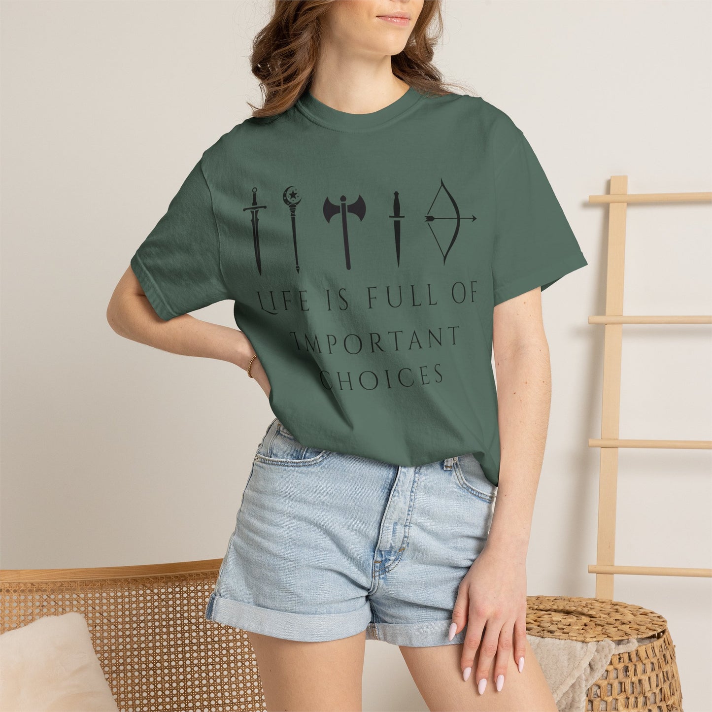 Life Is Full Of Important Choices (Unisex T-Shirt)
