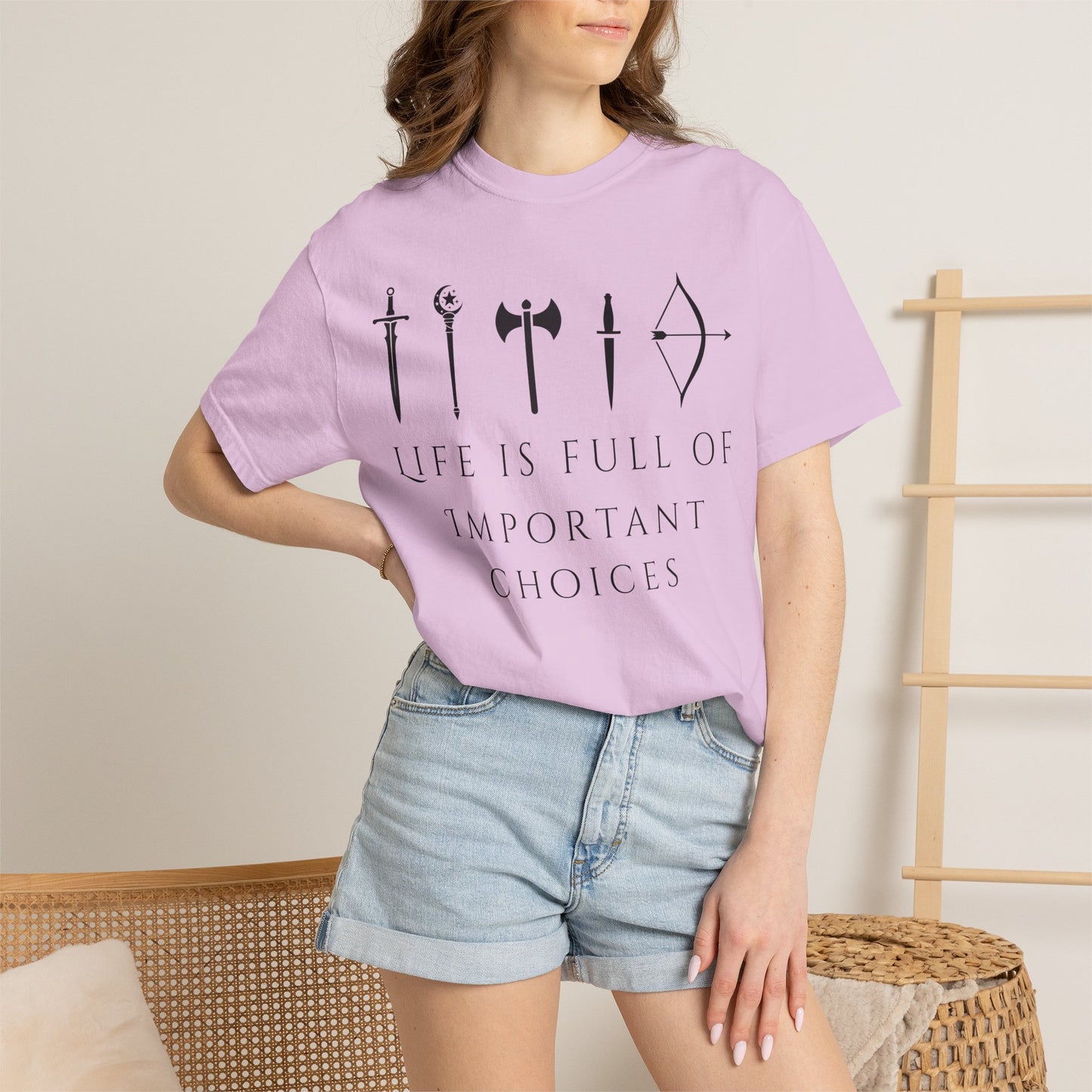 Life Is Full Of Important Choices (Unisex T-Shirt)