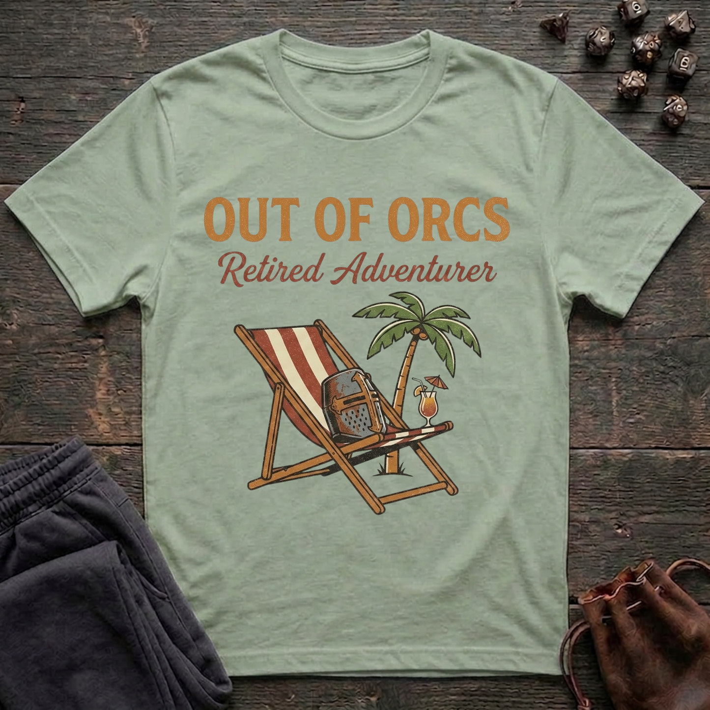 Out of Orcs Retired Adventurer (Unisex T-Shirt)