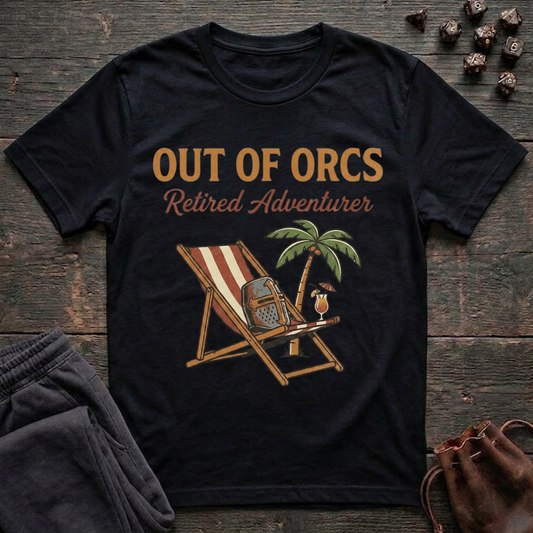 Out of Orcs Retired Adventurer (Unisex T-Shirt)