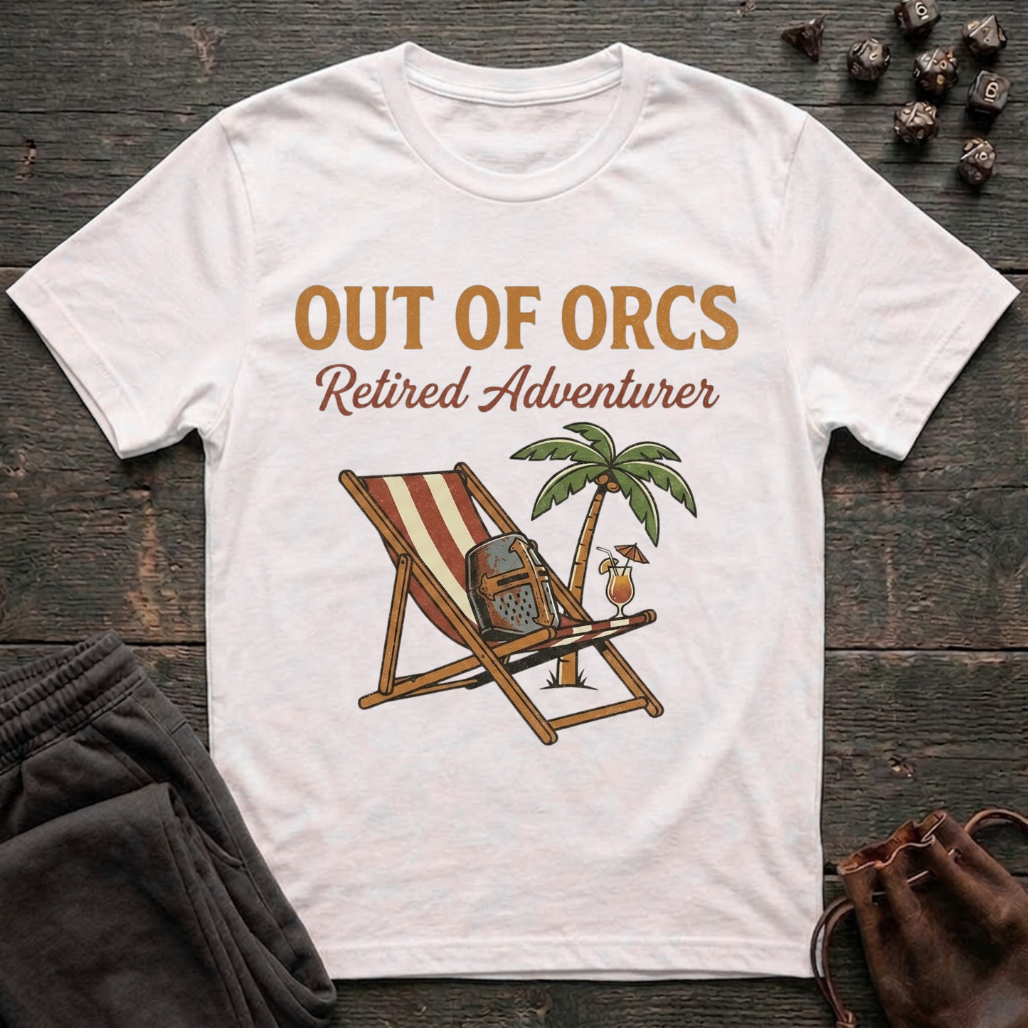 Out of Orcs Retired Adventurer (Unisex T-Shirt)