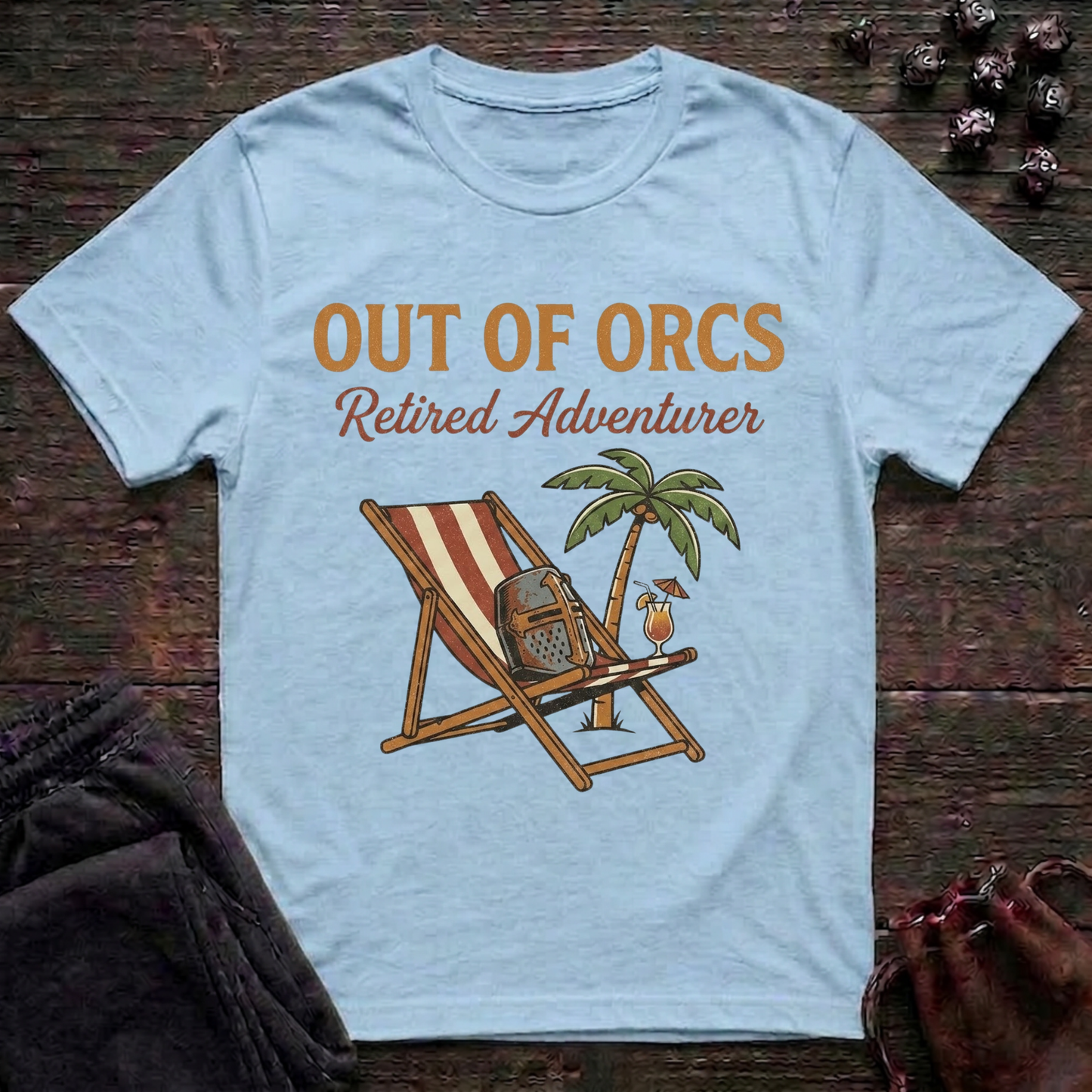 Out of Orcs Retired Adventurer (Unisex T-Shirt)