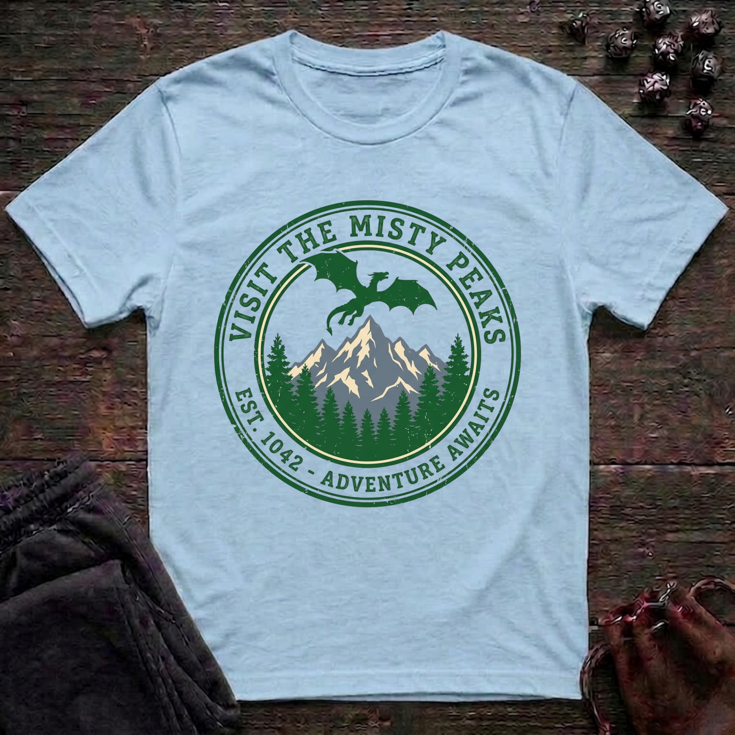 Visit the Misty Peaks (Unisex T-Shirt)