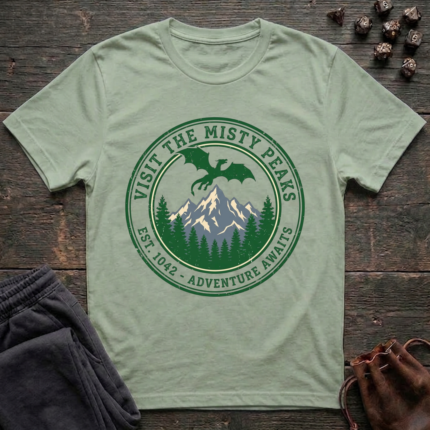Visit the Misty Peaks (Unisex T-Shirt)