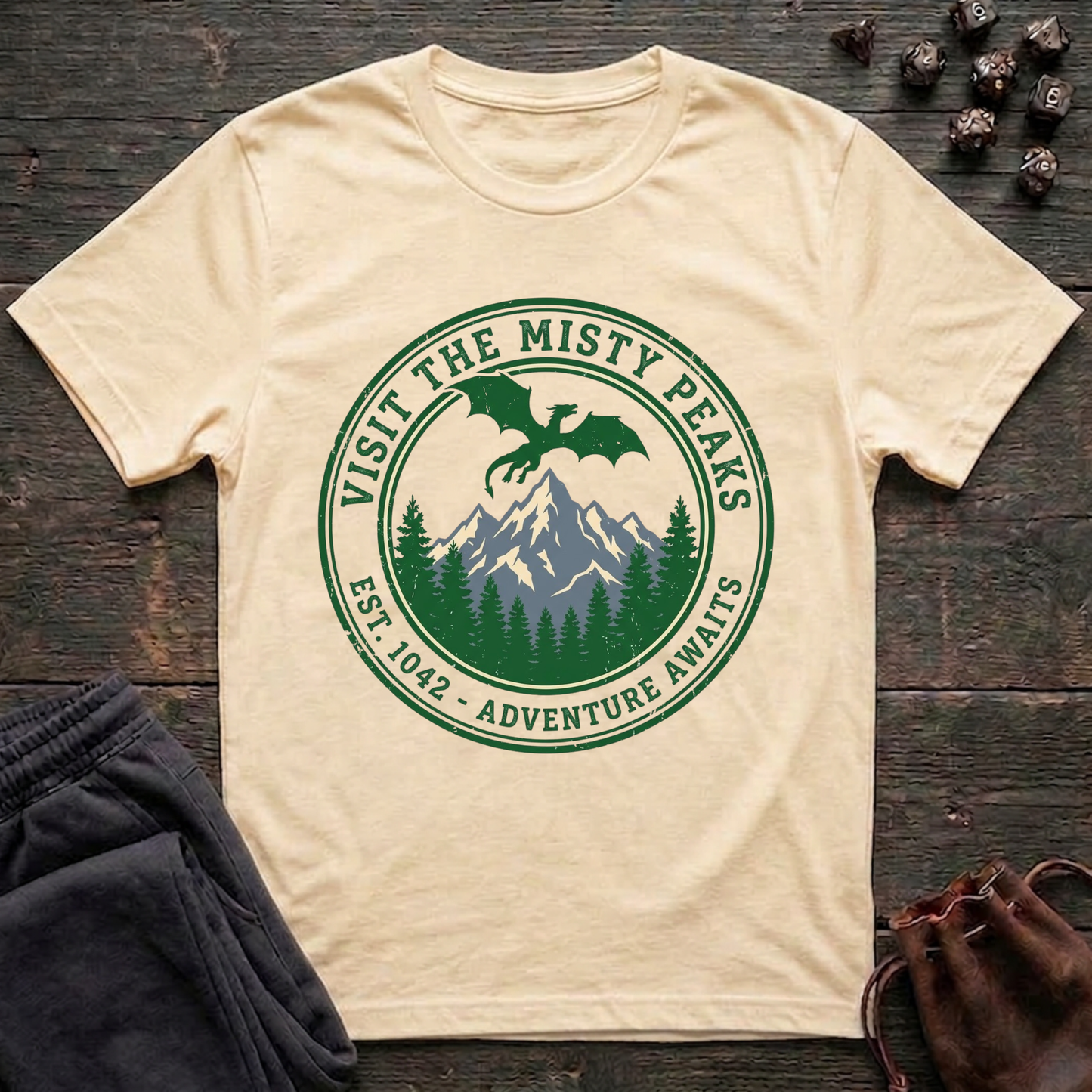 Visit the Misty Peaks (Unisex T-Shirt)
