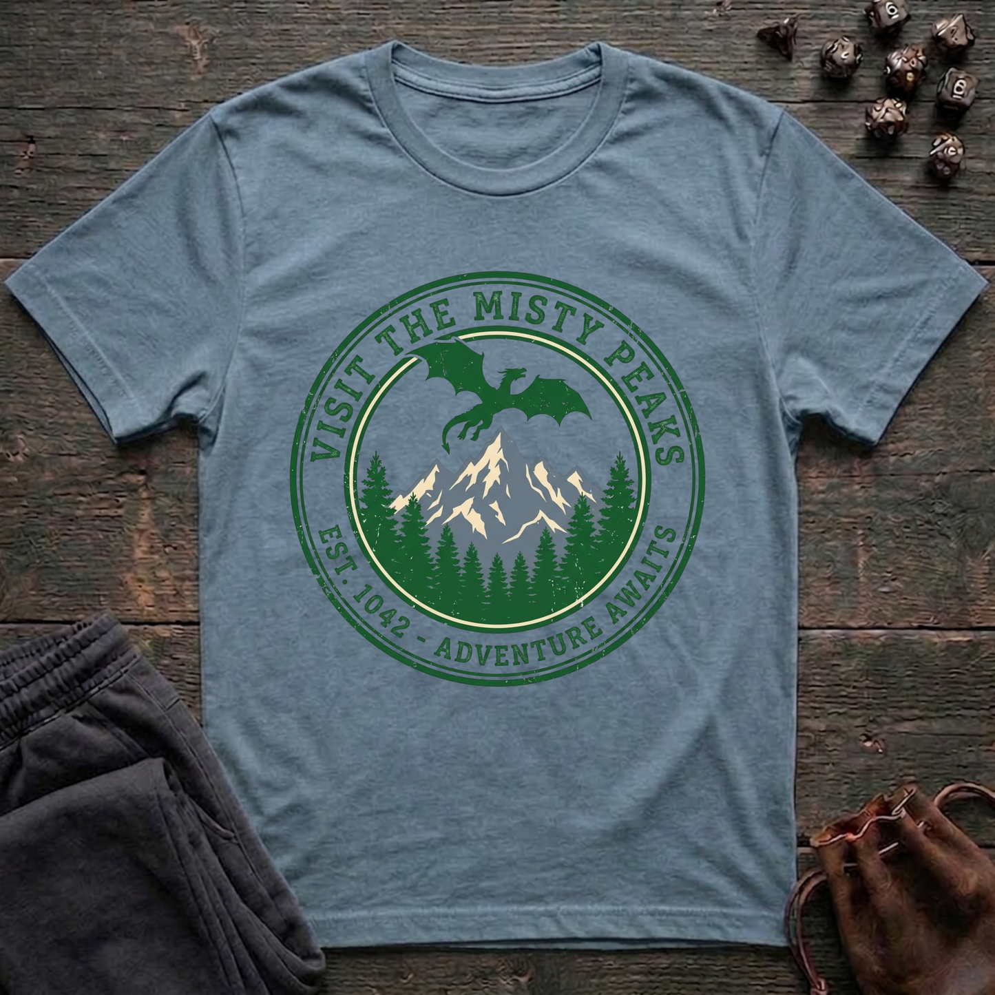 Visit the Misty Peaks (Unisex T-Shirt)