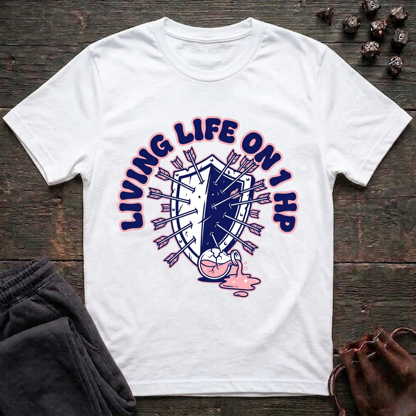 Living Life On 1 HP (Unisex T-Shirt)