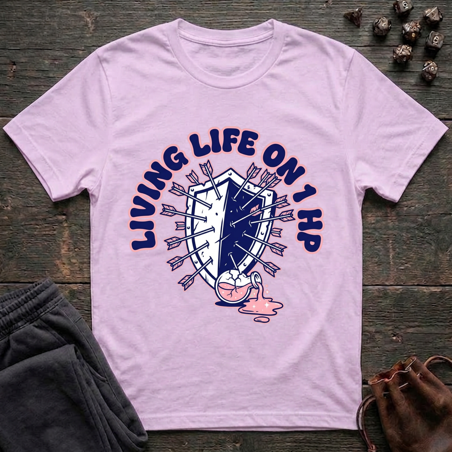 Living Life On 1 HP (Unisex T-Shirt)