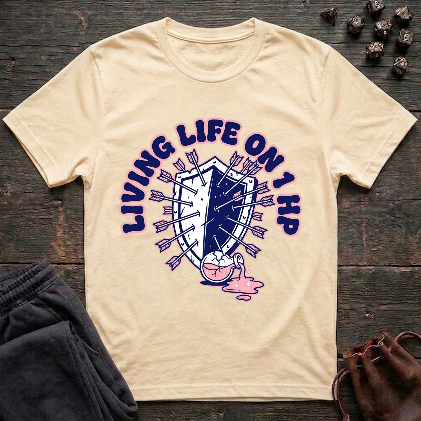 Living Life On 1 HP (Unisex T-Shirt)