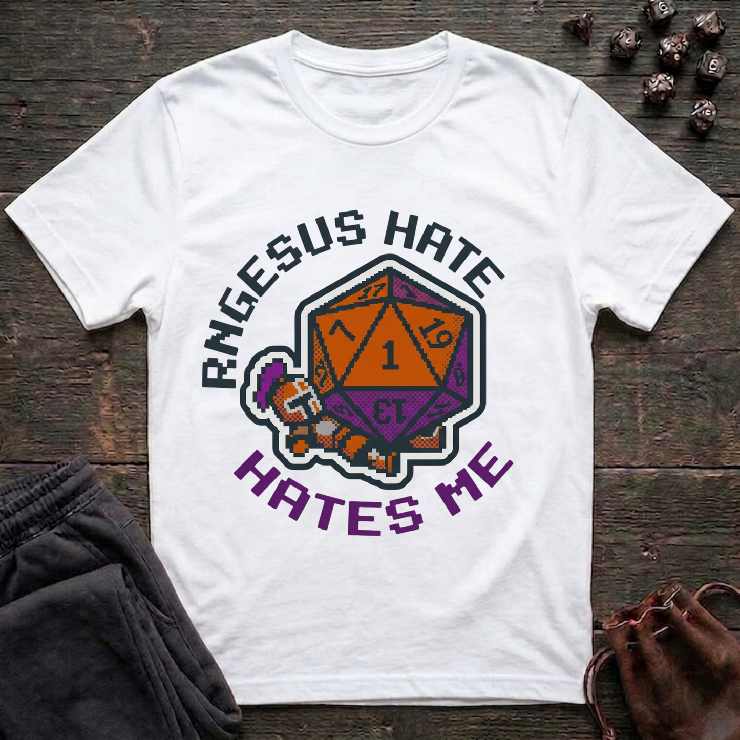 RNGesus Hate Hates Me (Unisex T-Shirt)