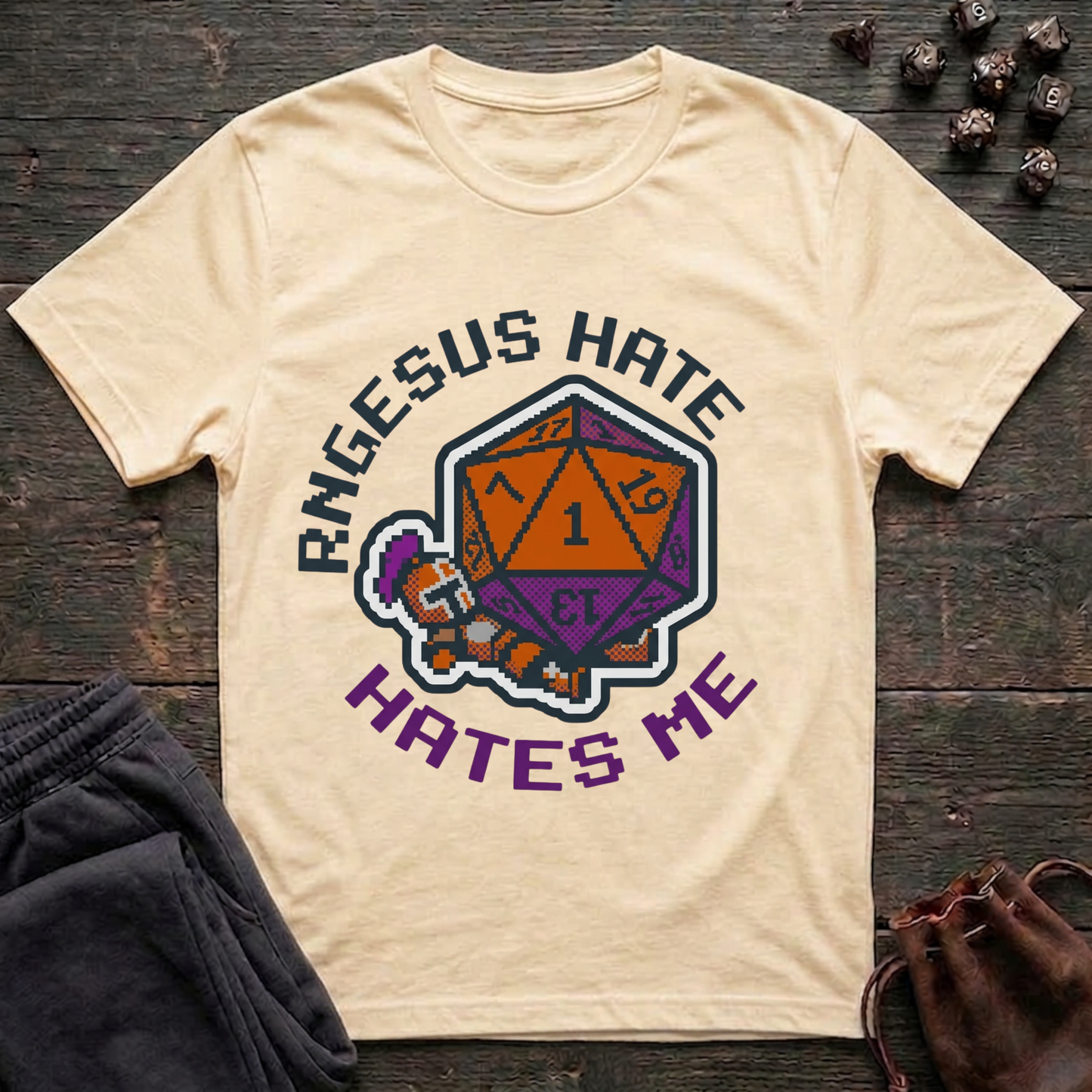 RNGesus Hate Hates Me (Unisex T-Shirt)