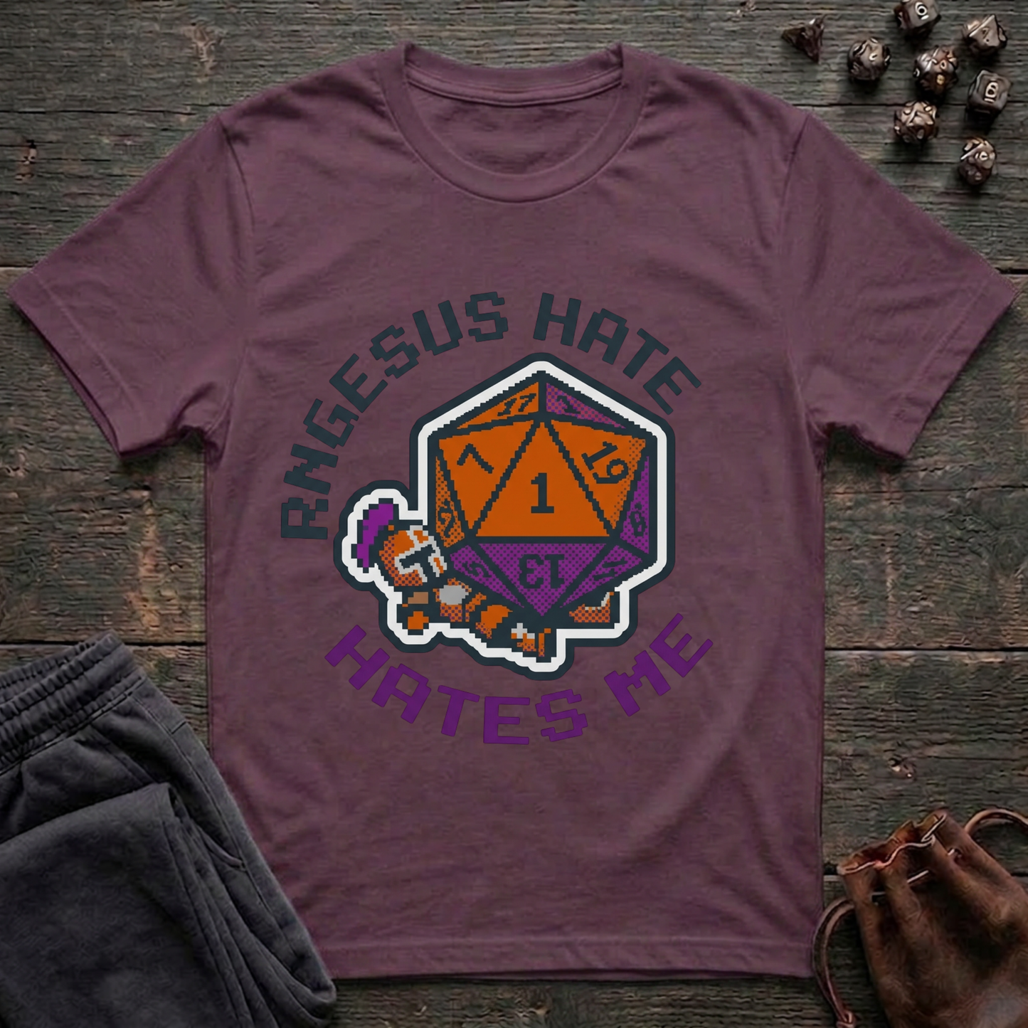 RNGesus Hate Hates Me (Unisex T-Shirt)