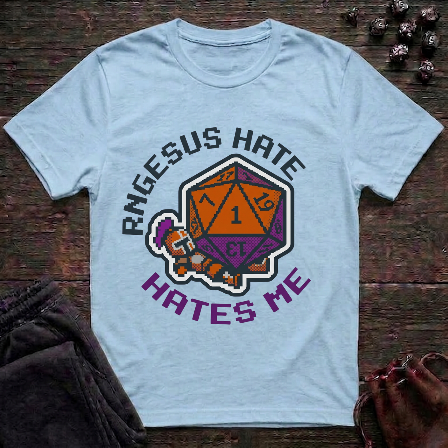 RNGesus Hate Hates Me (Unisex T-Shirt)