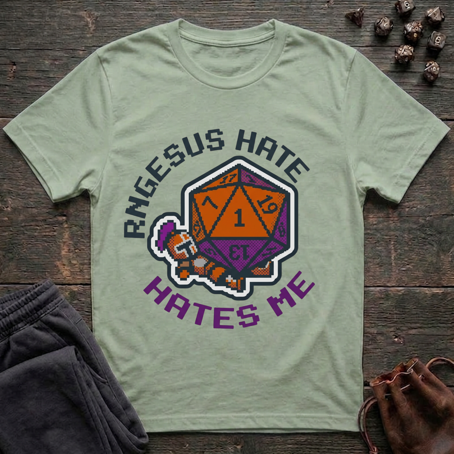 RNGesus Hate Hates Me (Unisex T-Shirt)