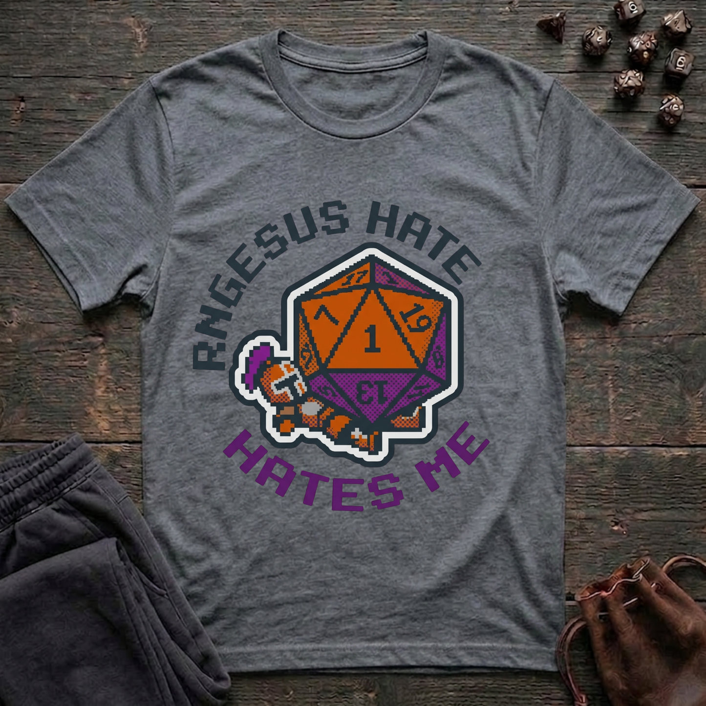 RNGesus Hate Hates Me (Unisex T-Shirt)