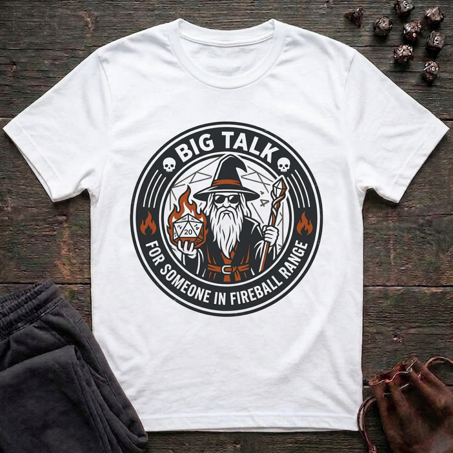 Big Talk For Someone In Fireball Range (Unisex T-Shirt)