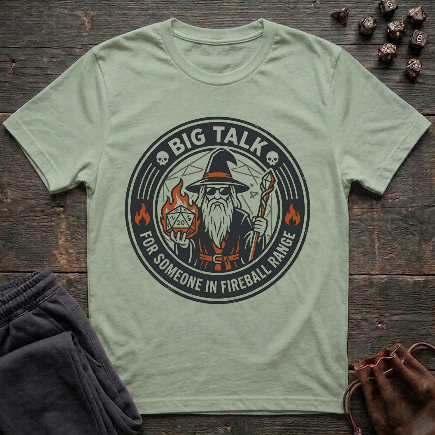 Big Talk For Someone In Fireball Range (Unisex T-Shirt)