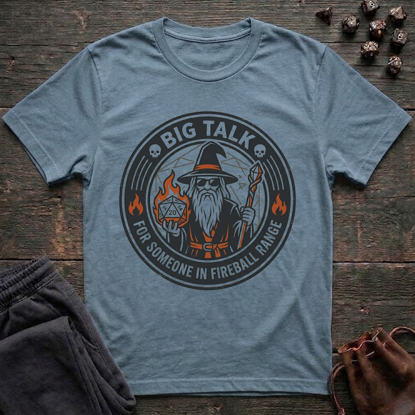 Big Talk For Someone In Fireball Range (Unisex T-Shirt)