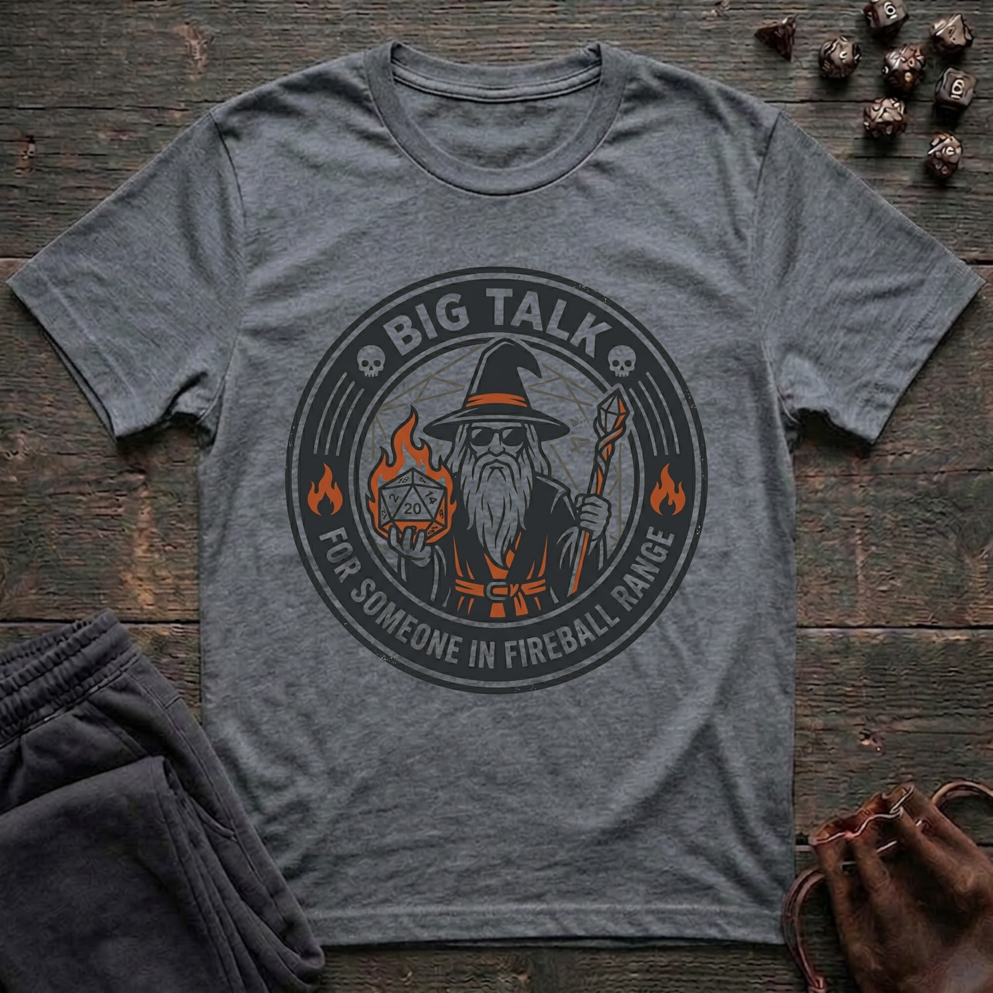 Big Talk For Someone In Fireball Range (Unisex T-Shirt)