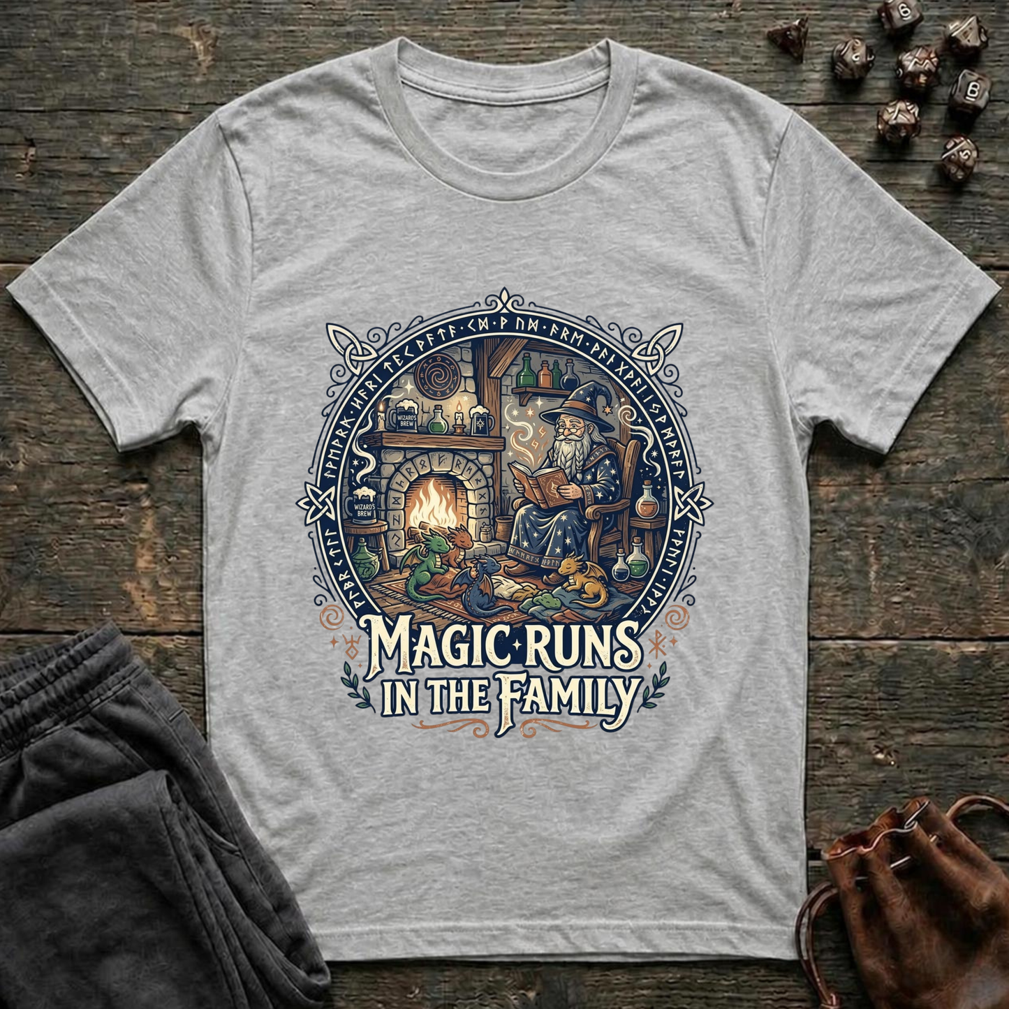 Magic Runs In The Family (Unisex T-Shirt)
