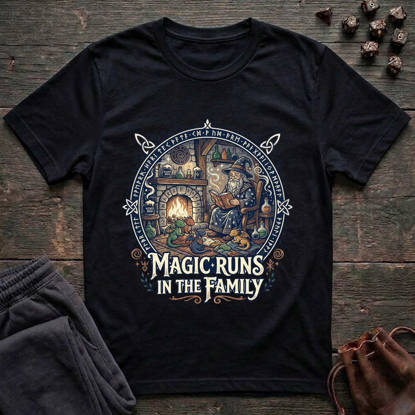 Magic Runs In The Family (Unisex T-Shirt)