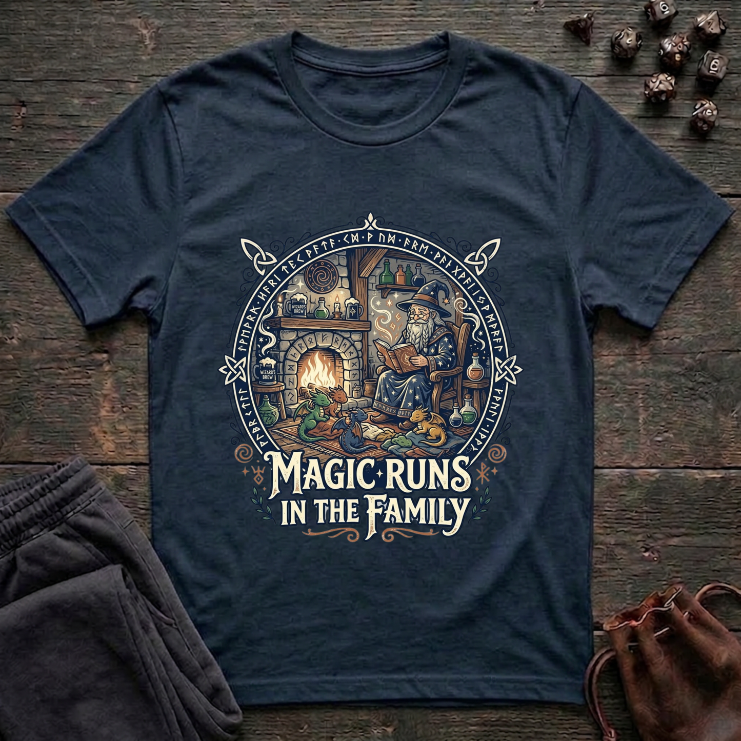 Magic Runs In The Family (Unisex T-Shirt)