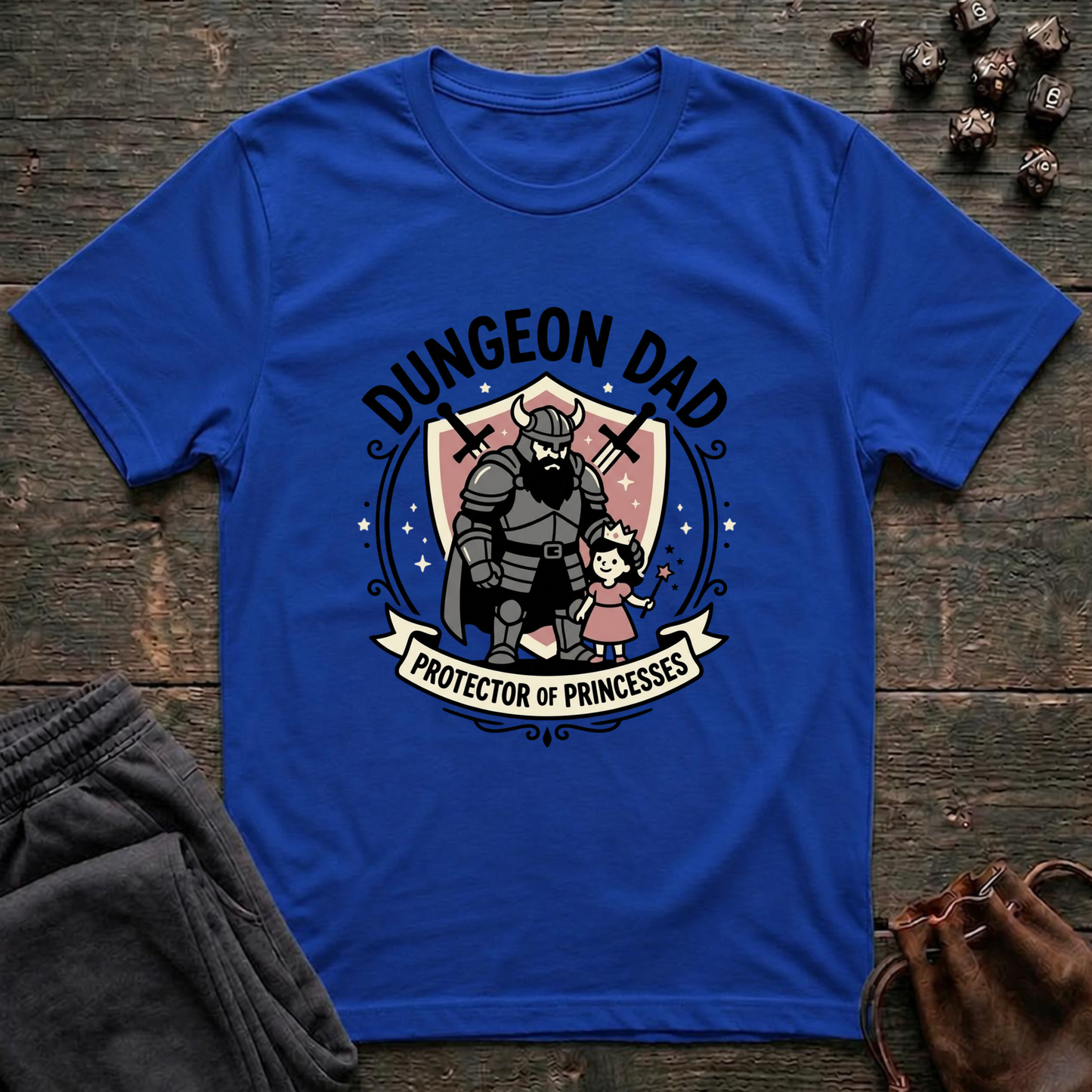 Dungeon Dad Protector Of Princesses (Unisex T-Shirt)
