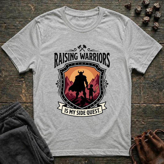 Raising Warriors Is My Side Quest (Unisex T-Shirt)