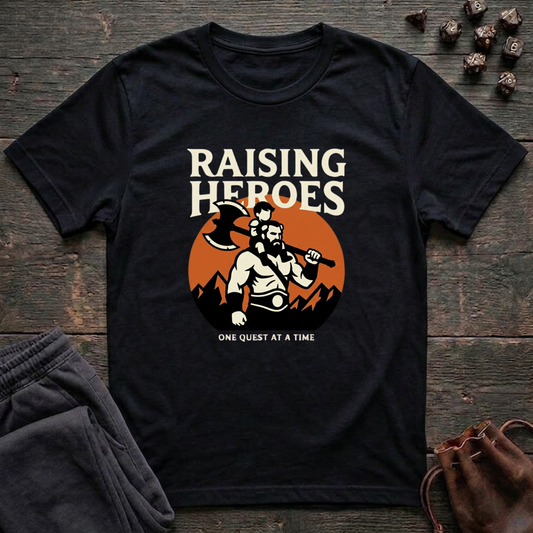 Raising Heroes One Quest At A Time (Unisex T-Shirt)