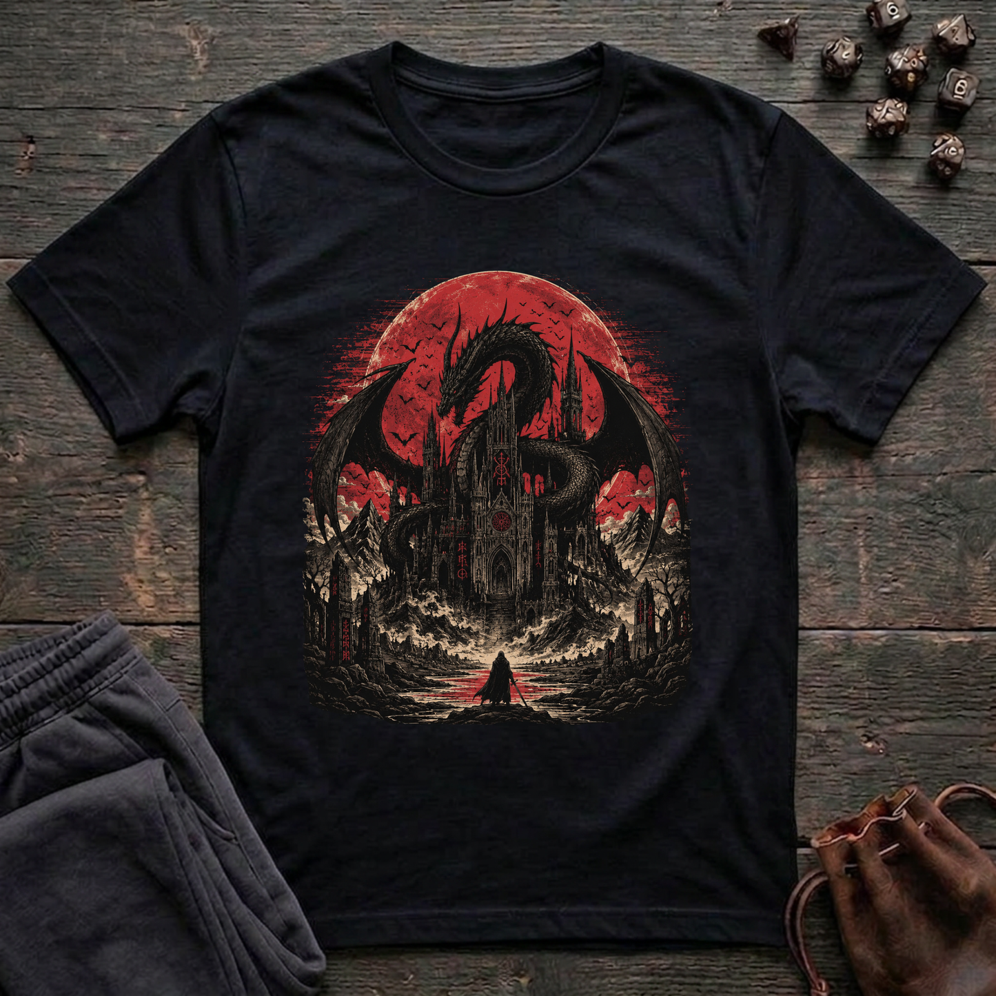 Crimson Moon (Unisex T-Shirt)
