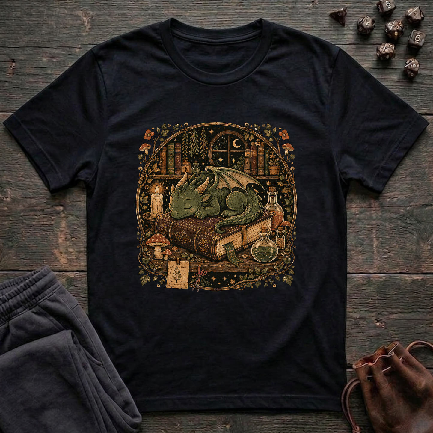 Cozy Dragon (Unisex T-Shirt)