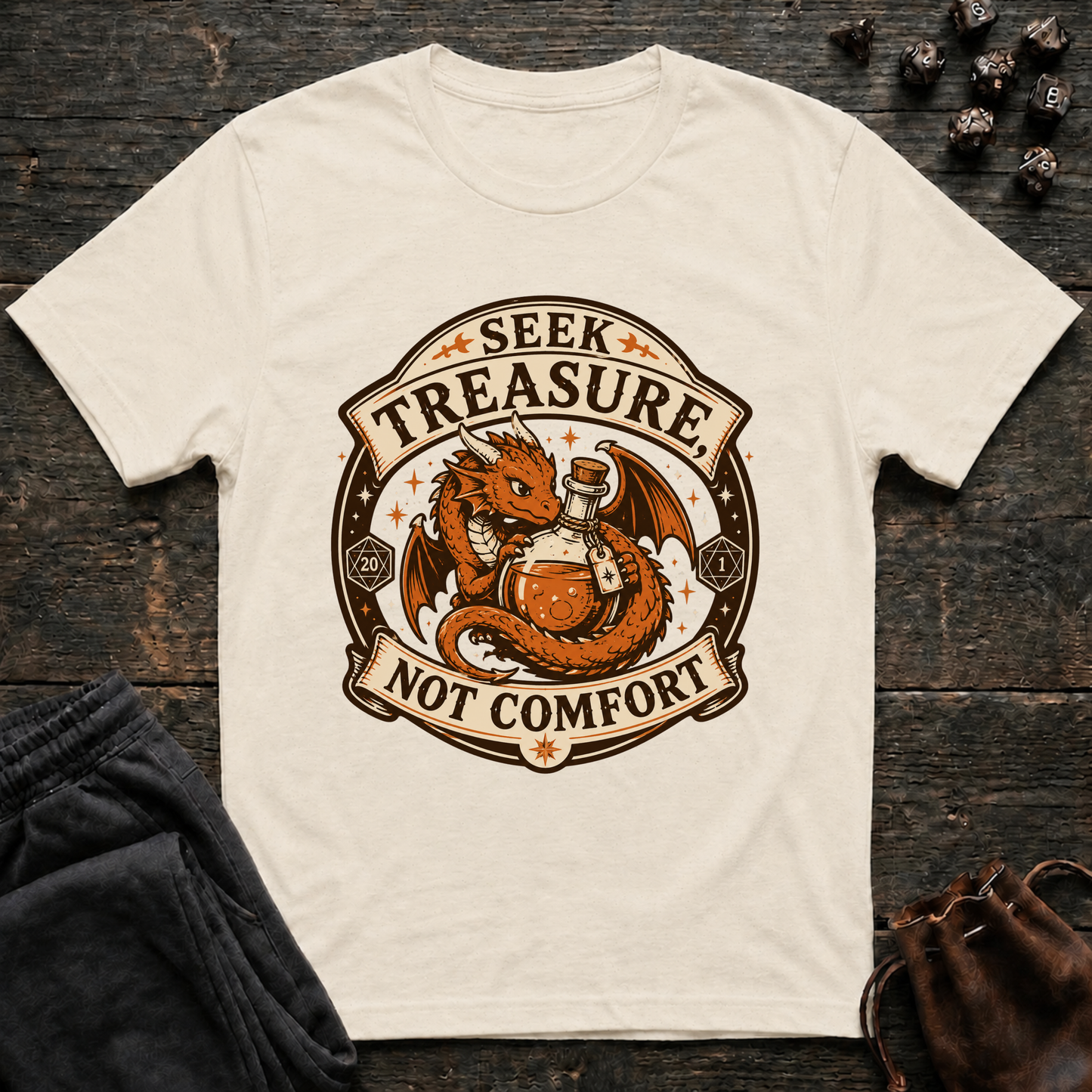 Seek Treasure Not Comfort (Unisex T-Shirt)