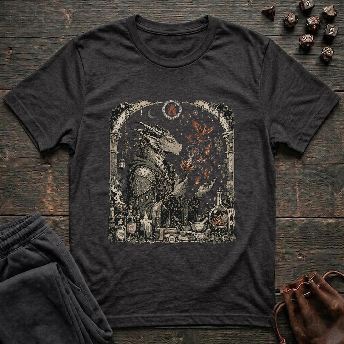 Draconic Alchemist (Unisex T-Shirt)
