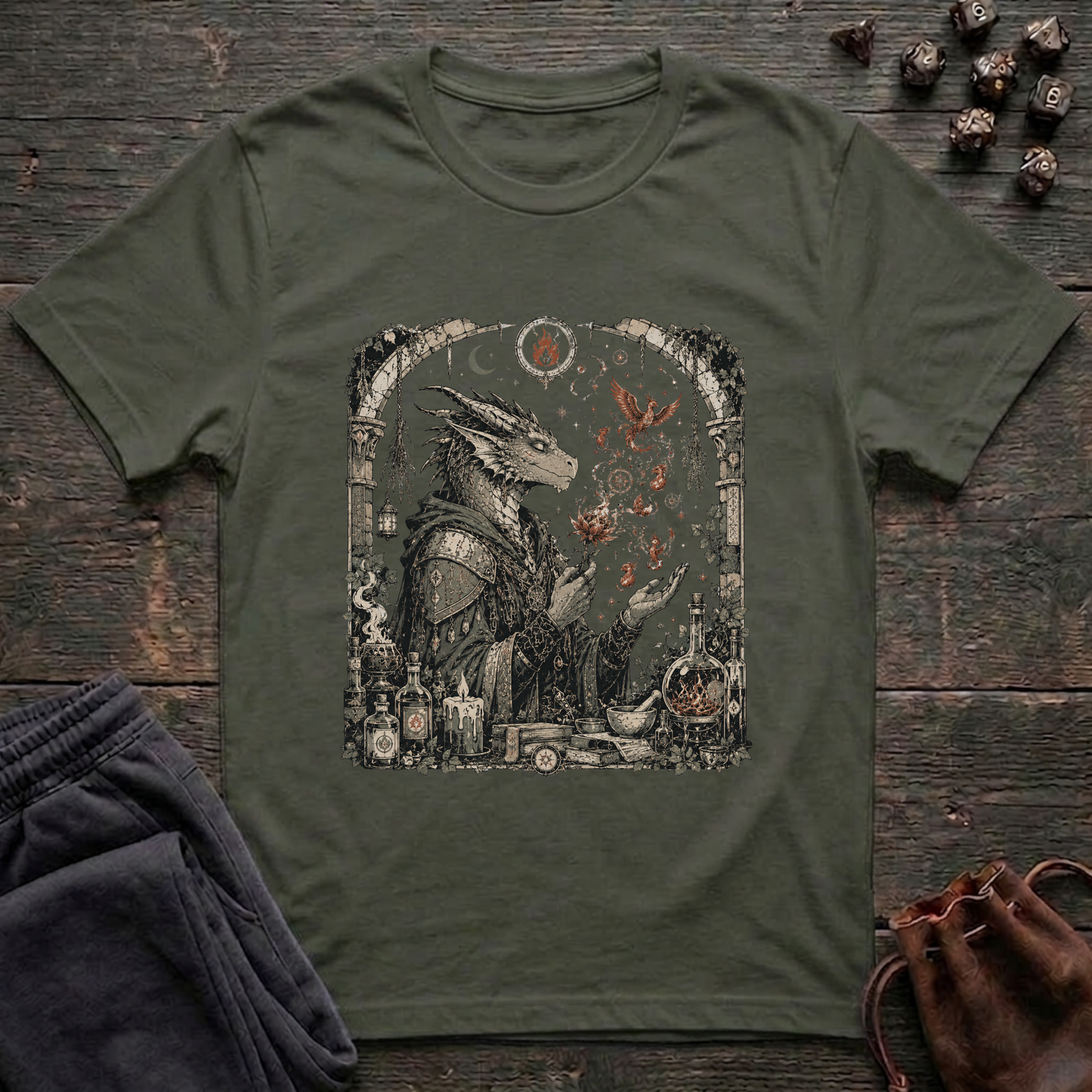 Draconic Alchemist (Unisex T-Shirt)