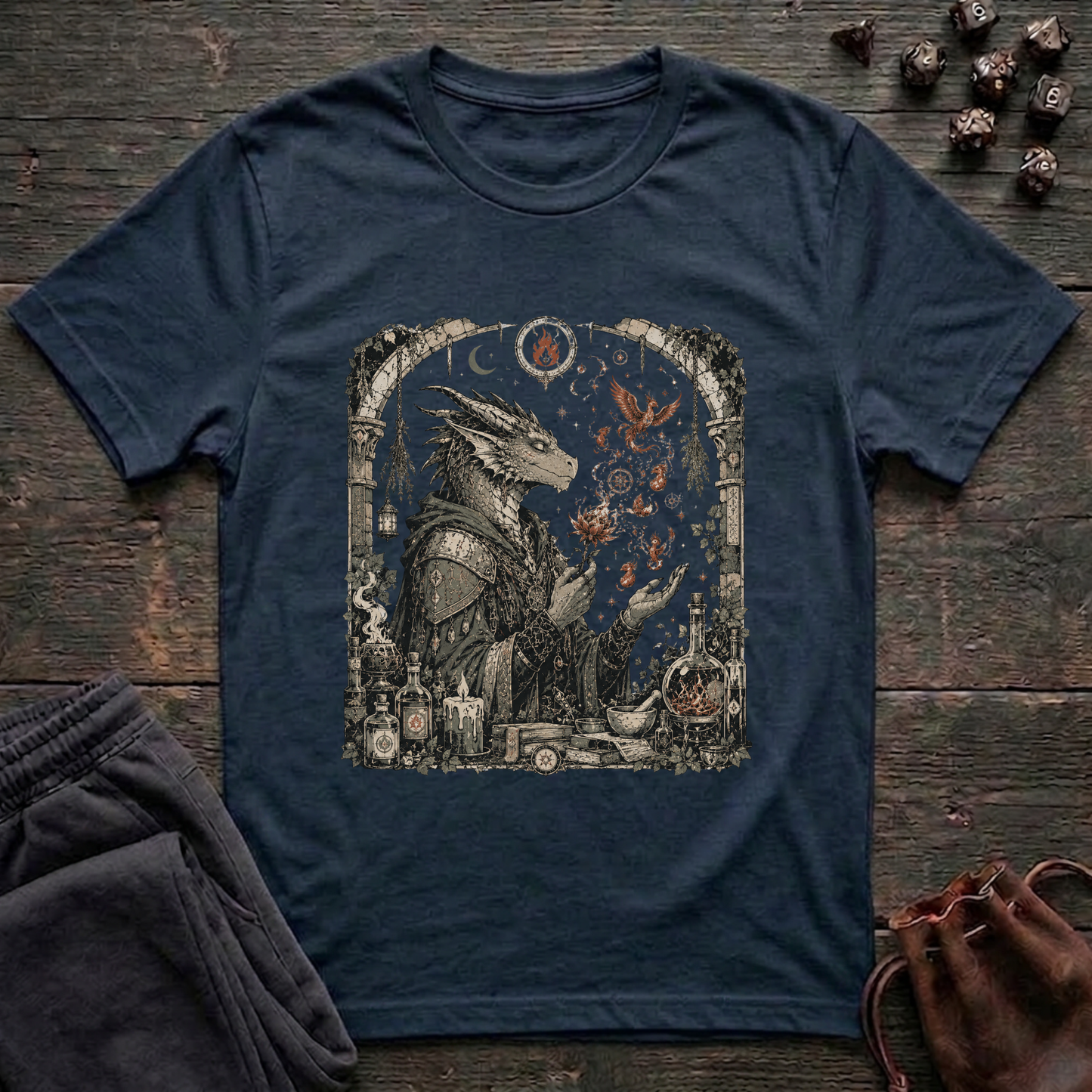 Draconic Alchemist (Unisex T-Shirt)