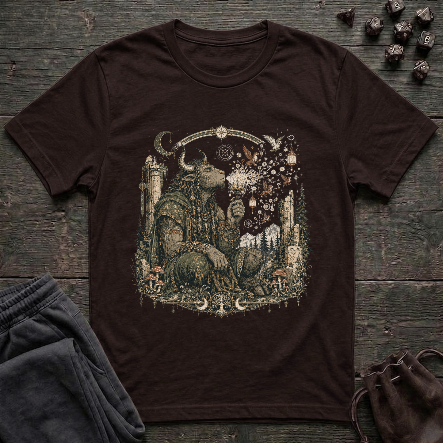 Woodland Minotaur (Unisex T-Shirt)