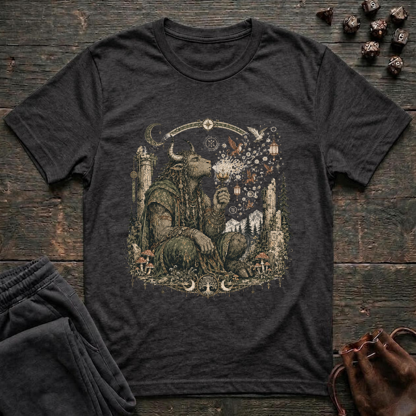 Woodland Minotaur (Unisex T-Shirt)