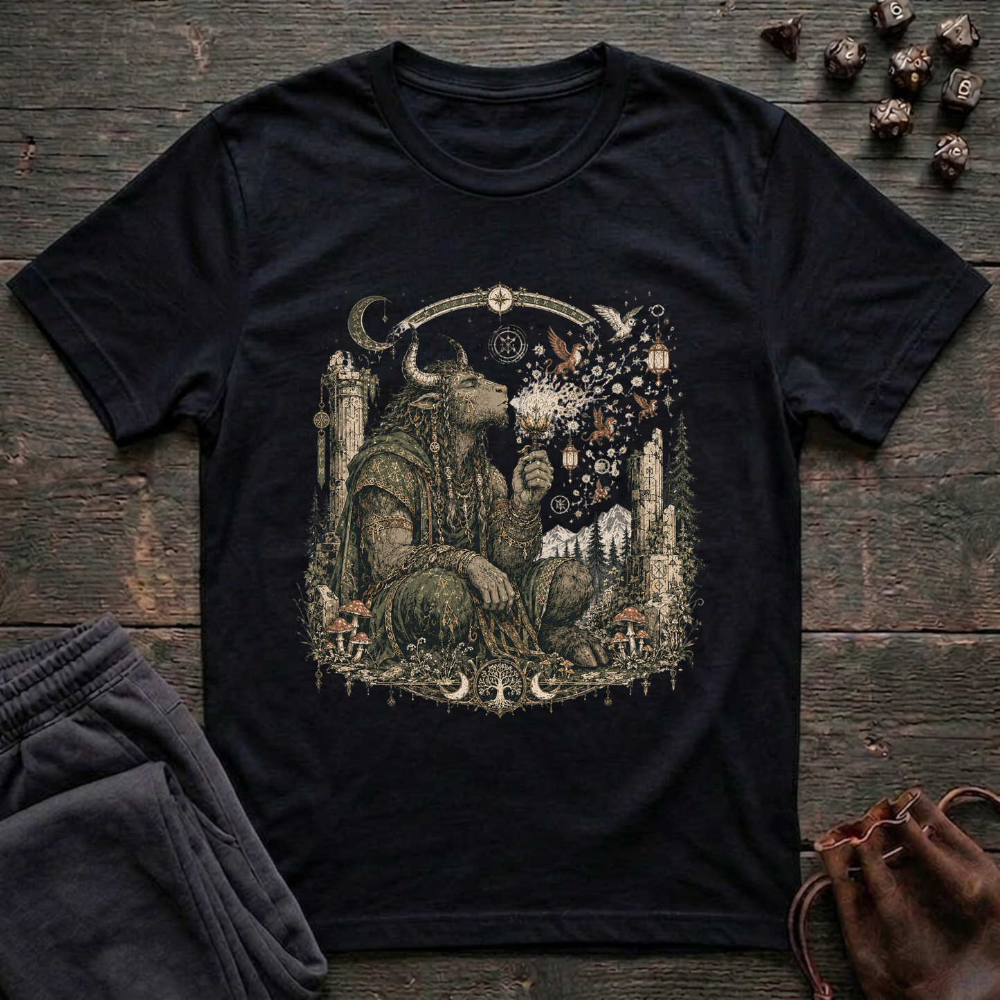 Woodland Minotaur (Unisex T-Shirt)