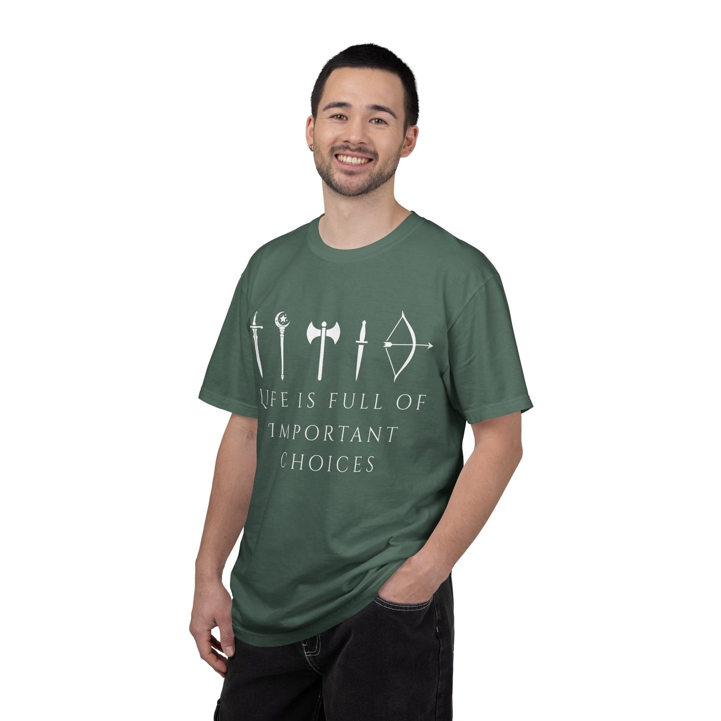 Life Is Full Of Important Choices (Unisex T-Shirt)
