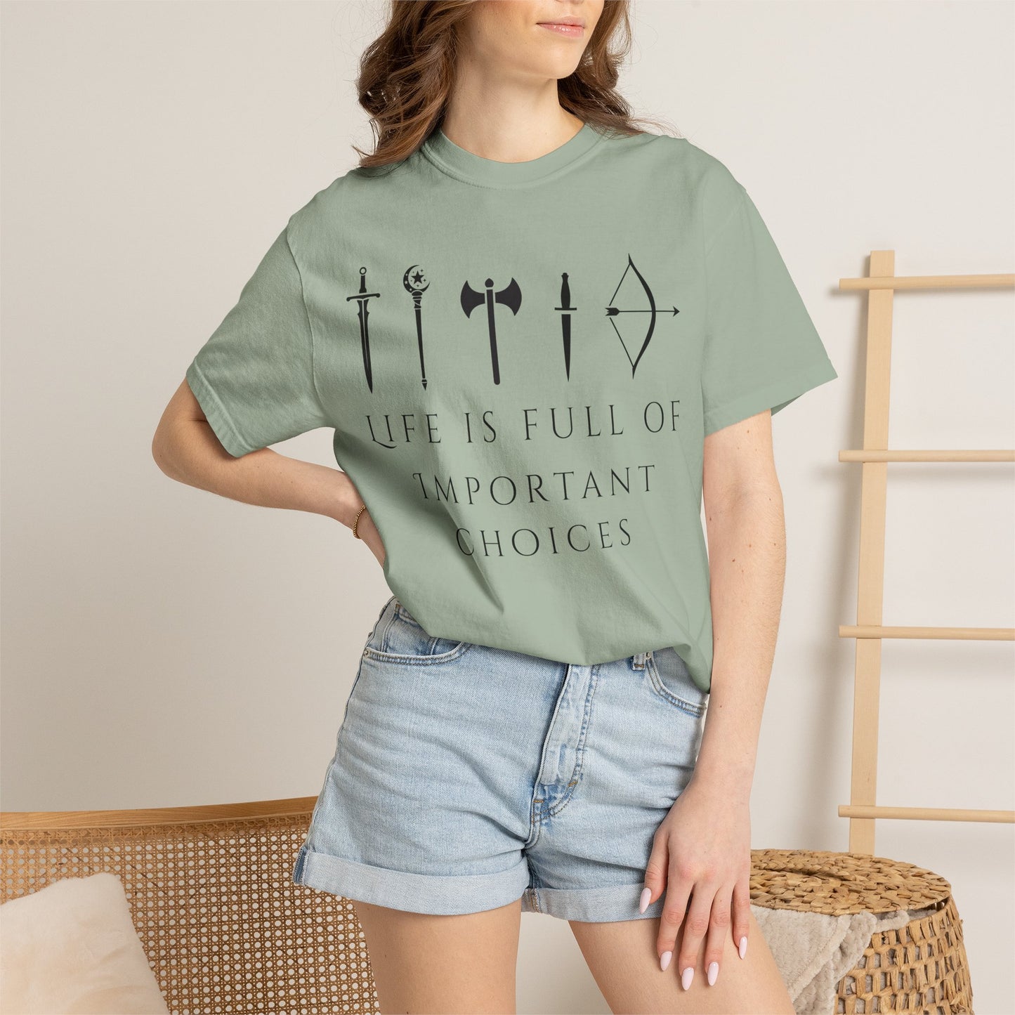 Life Is Full Of Important Choices (Unisex T-Shirt)