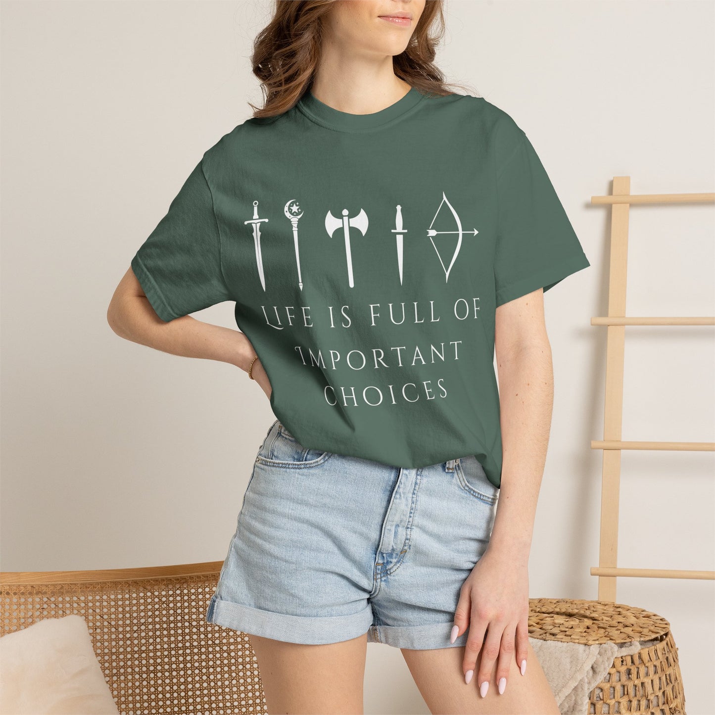 Life Is Full Of Important Choices (Unisex T-Shirt)