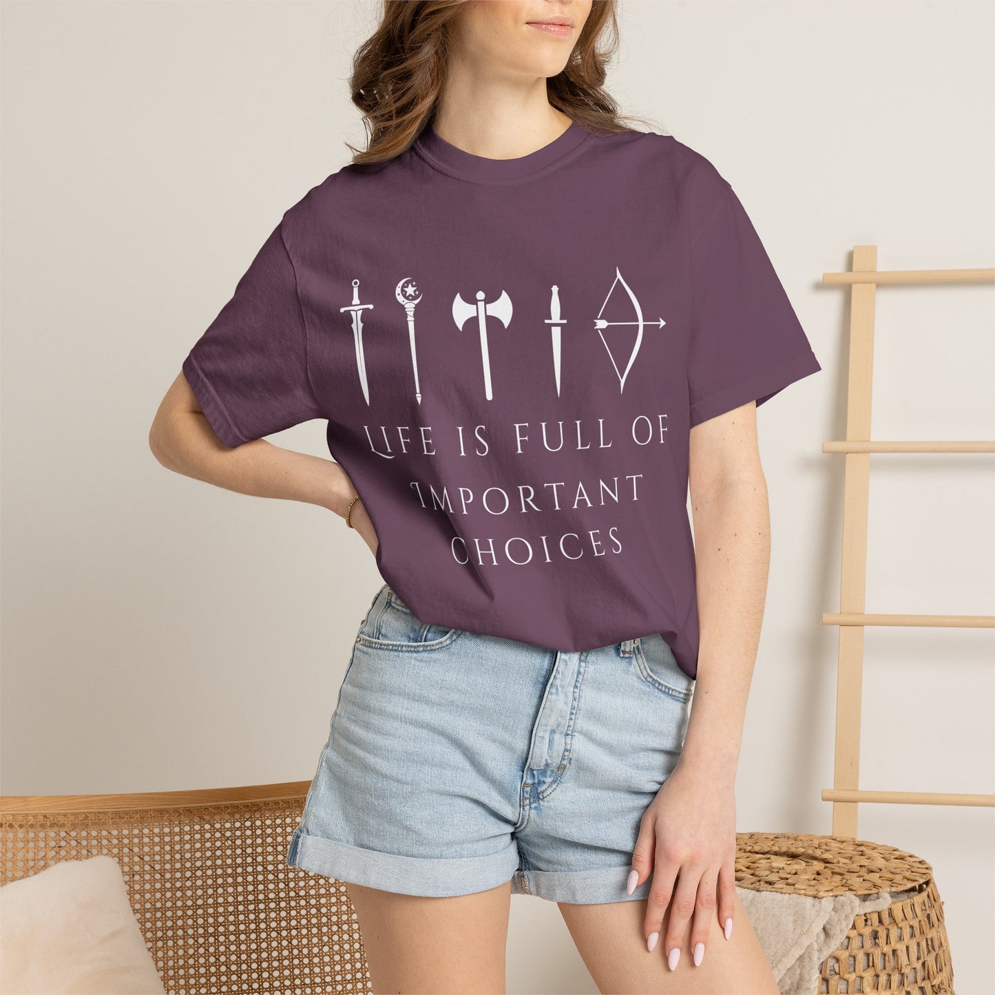 Life Is Full Of Important Choices (Unisex T-Shirt)