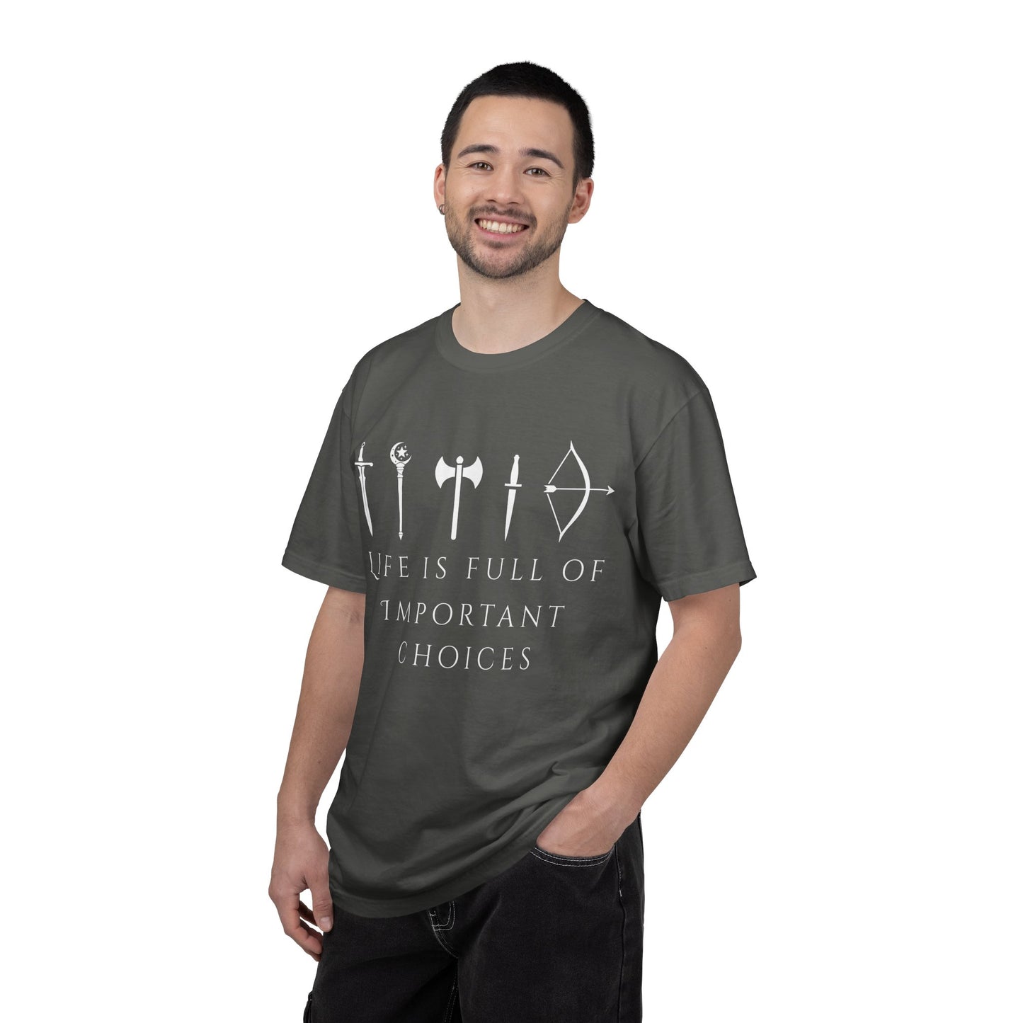 Life Is Full Of Important Choices (Unisex T-Shirt)