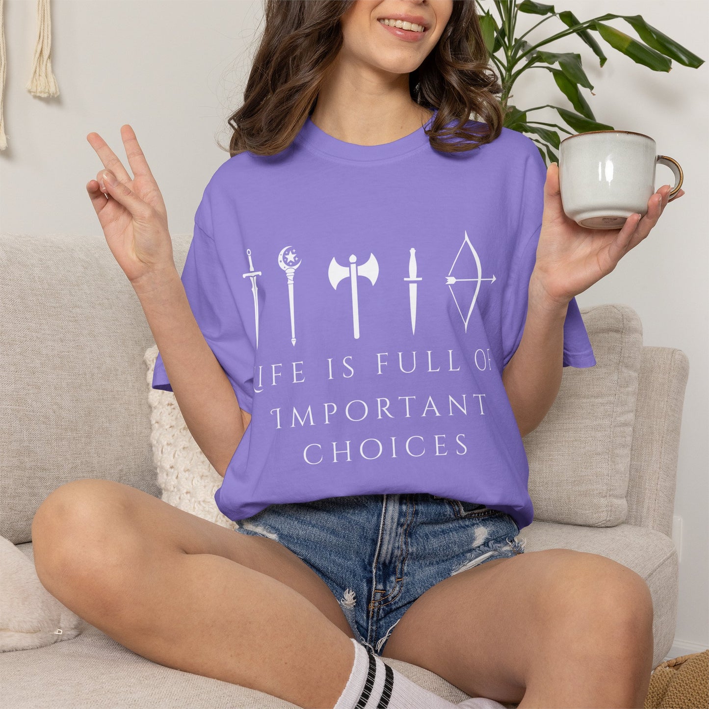 Life Is Full Of Important Choices (Unisex T-Shirt)