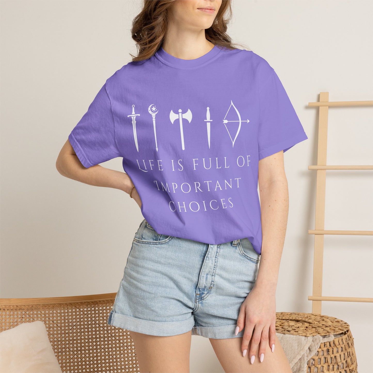 Life Is Full Of Important Choices (Unisex T-Shirt)
