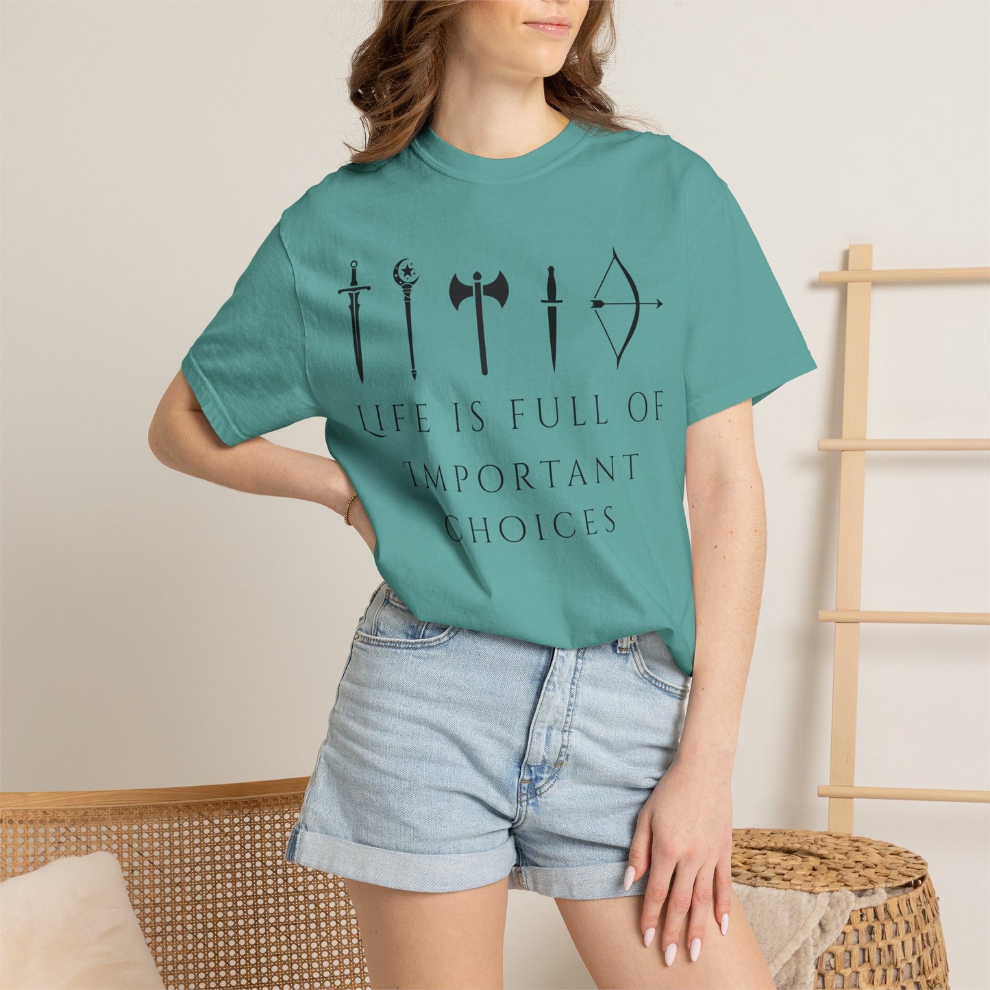 Life Is Full Of Important Choices (Unisex T-Shirt)